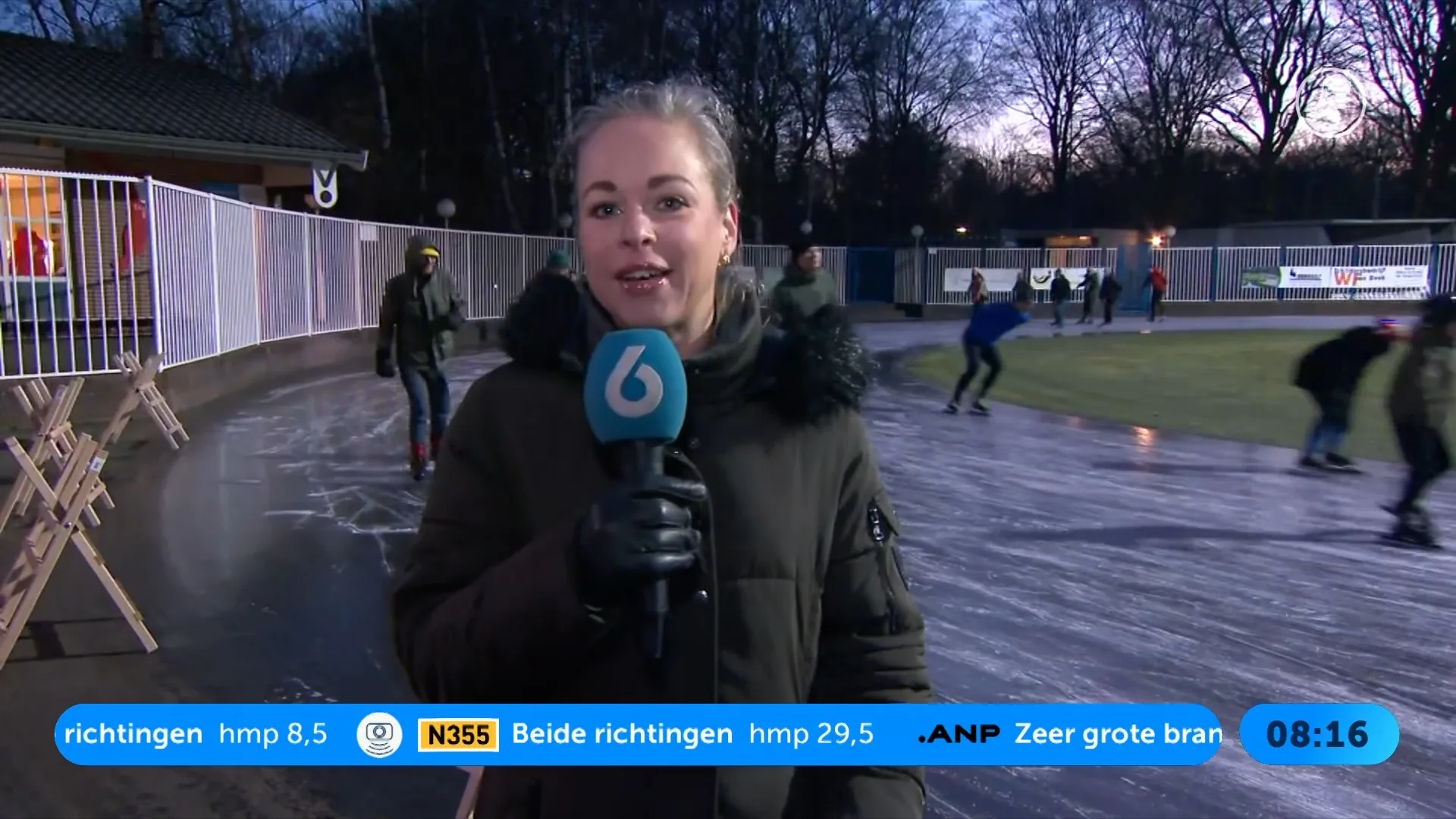 Vroeg op de schaatsbaan: in Doorn is de schaatsbaan al open
