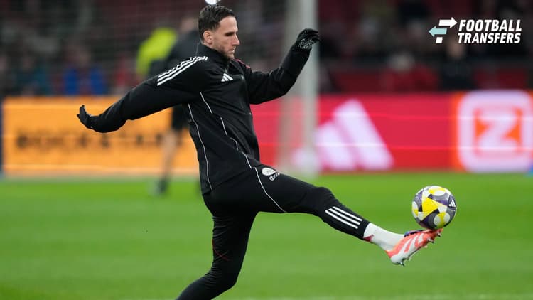 Branco van den Boomen voor de wedstrijd van Ajax tegen FC Groningen.