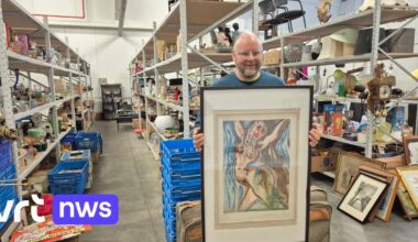 Medewerker Kringwinkel Gent redt werken van Dalí en Raveel van container: "Stond klaar om te worden weggegooid"