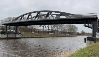 Rijkswaterstaat begint met bouw hellingbaan bij tafelbrug Noordhorn - RTV Noord