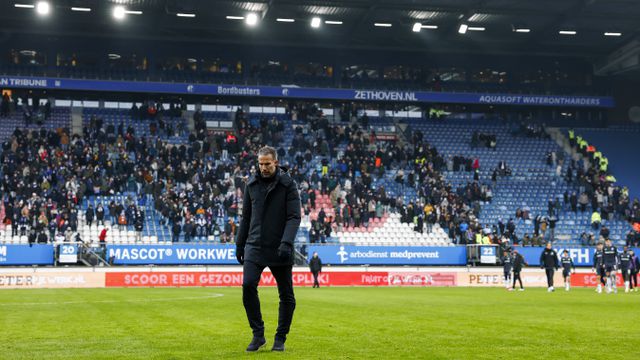 Feyenoord-coach Robin van Persie na afloop.
