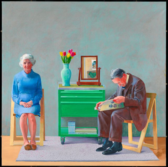 David Hockney, ‘My Parents’, 1977.
