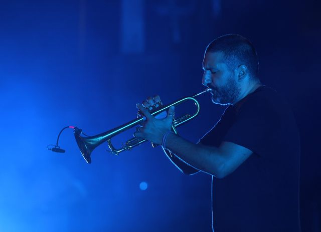 Ibrahim Maalouf tijdens het Carthage International Festival.