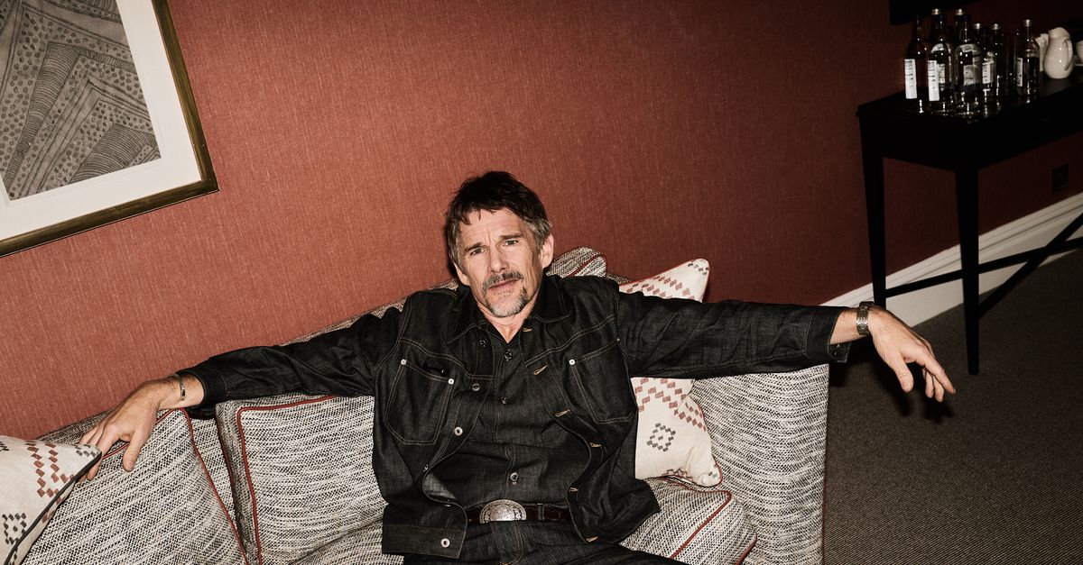 Acteur Ethan Hawke wilde er al zijn hele leven uitzien als een vijftiger