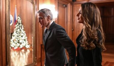 George Clooney reageert sarcastisch op Donald Trump: 'Make America Great Again'