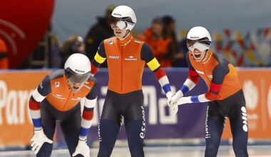 Gelegenheidstrio Oranje schaatst verrassend naar EK-zilver op ploegenachtervolging