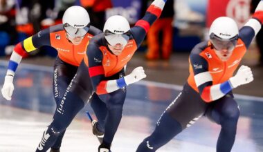 Teamsprinters missen Europese titel op twee honderdsten, Polen prolongeren titel