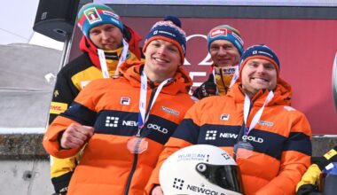 Nederlandse tweemansbob plaatst zich met geleende slee voor Olympische Spelen