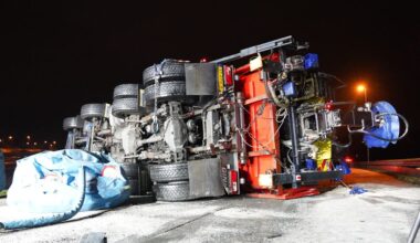 Hinder op snelwegen door ongelukken door gladheid