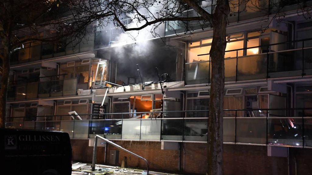Drie gewonden na explosie en brand in wooncomplex Vlissingen