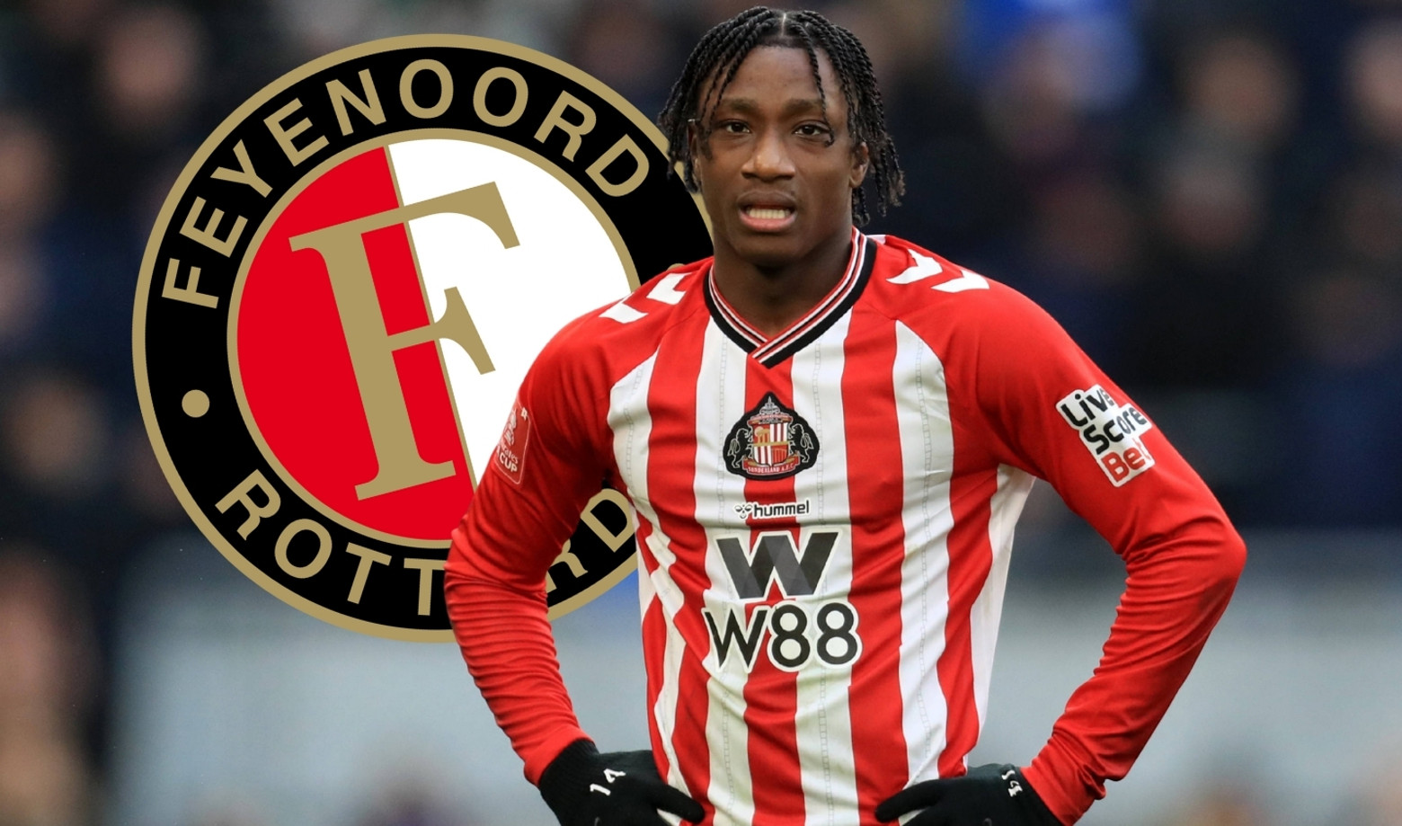 Romaine Mundle bij Feyenoord