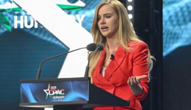 Nazifluencer Eva Vlaardingerbroek niet welkom in het Verenigd Koninkrijk - Joop