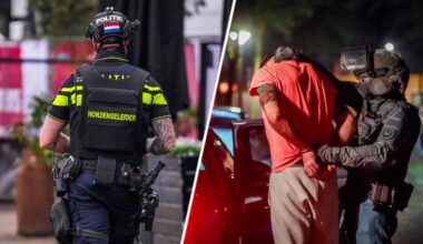 Man aangehouden na schietpartij in Eindhoven (foto's: Persbureau Heitink (links) / SQ Vision (rechts)).