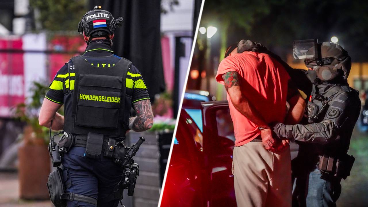 Man aangehouden na schietpartij in Eindhoven (foto's: Persbureau Heitink (links) / SQ Vision (rechts)).