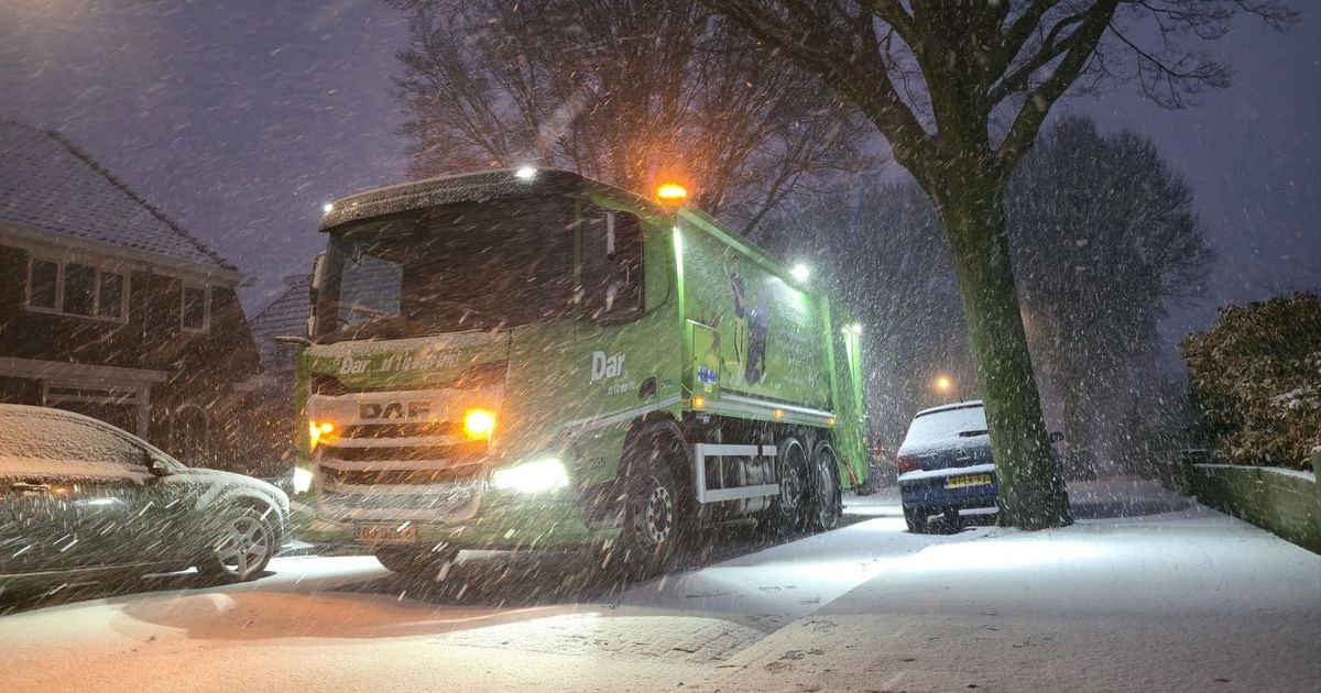 Niet overal wordt afval opgehaald door winterweer: afvaldiensten vragen begrip