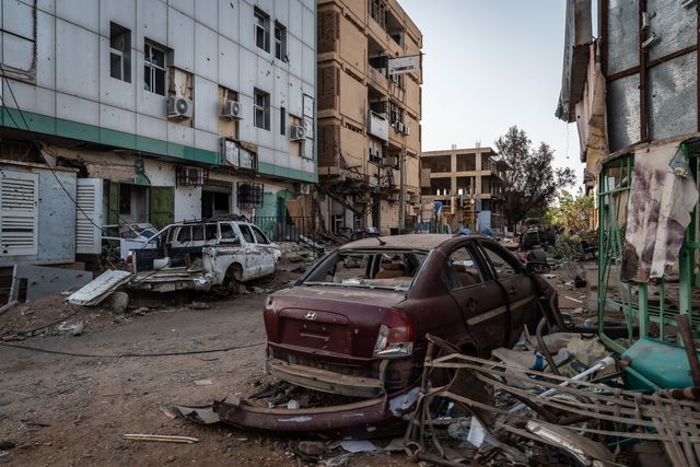 Khartoem in april 2025