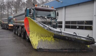 Wegen schoon houden gaat moeizaam, wel speciaal materieel tegen sneeuwduinen