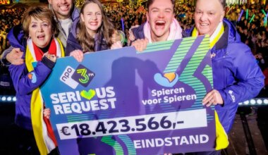 Miljoenen extra mensen volgen 3FM Serious Request