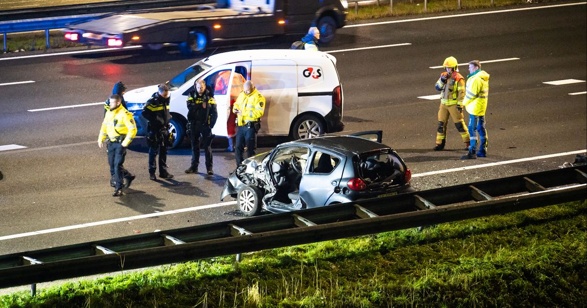 Gewonde bij ongeluk op A16 bij Rottedam-Feijenoord - Rijnmond