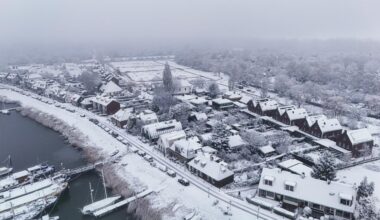 Amsterdam van boven: winterse dronebeelden in Oost en Noord - AT5