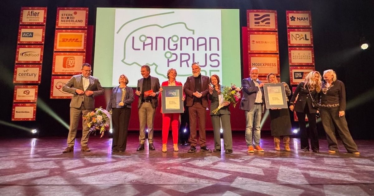 Talkshow Stand van Noord-Nederland wint prestigieuze Langmanprijs