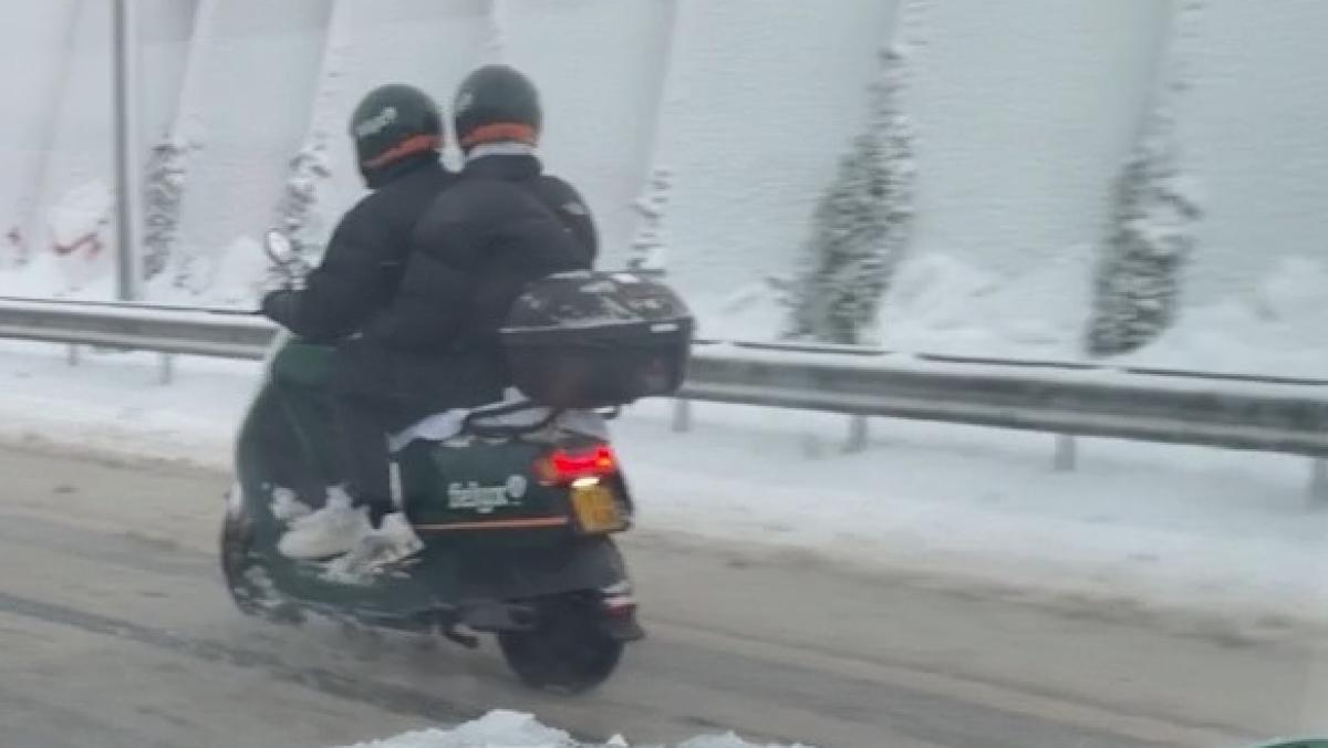 Zelfs tijdens code oranje rijdt huurscooter op A10: "Amsterdam wordt steeds gekker"