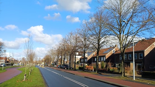 Hele land in rep en roer, maar hier is geen sneeuw te bekennen