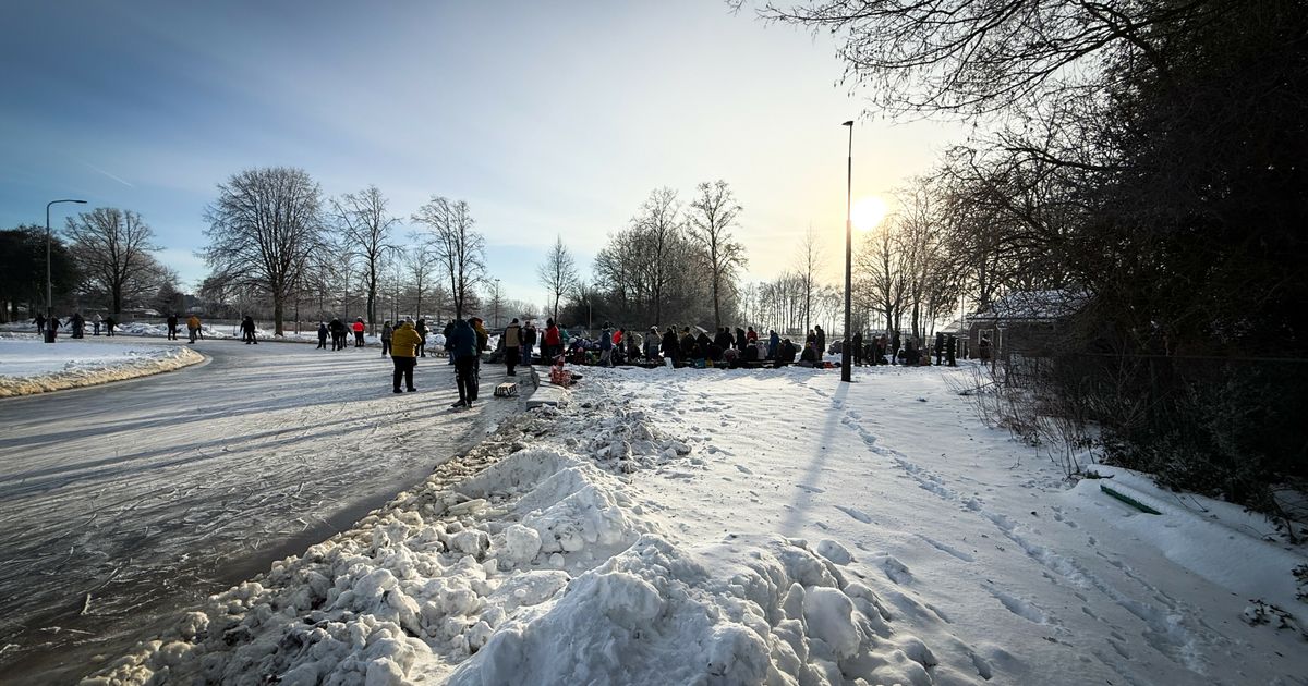 Na een spannende nacht is het schaatsplezier in Nieuw-Buinen groots: 'Volop genieten'