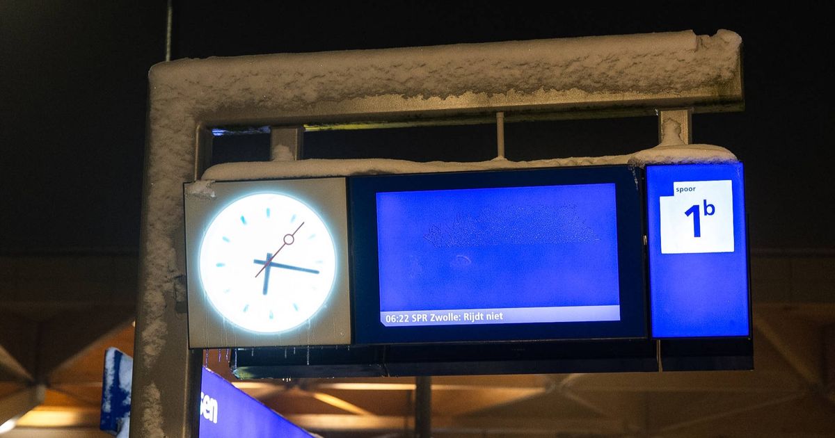 112-nieuws: Geen NS-treinen • Hele dag geen sneltreinen tussen Groningen en Leeuwarden