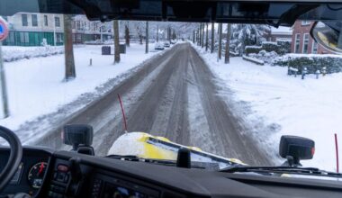 40.000 kg zout extra aangevoerd in Opsterland | Advies: niet tijdens de spits de weg op