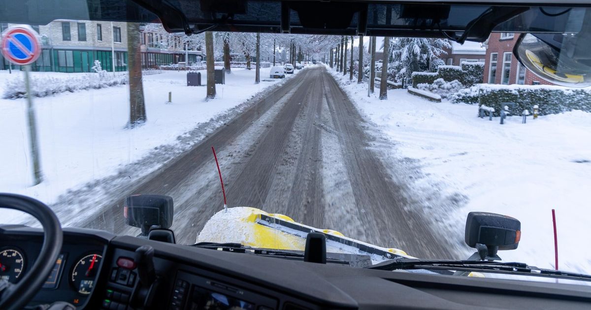 40.000 kg zout extra aangevoerd in Opsterland | Advies: niet tijdens de spits de weg op