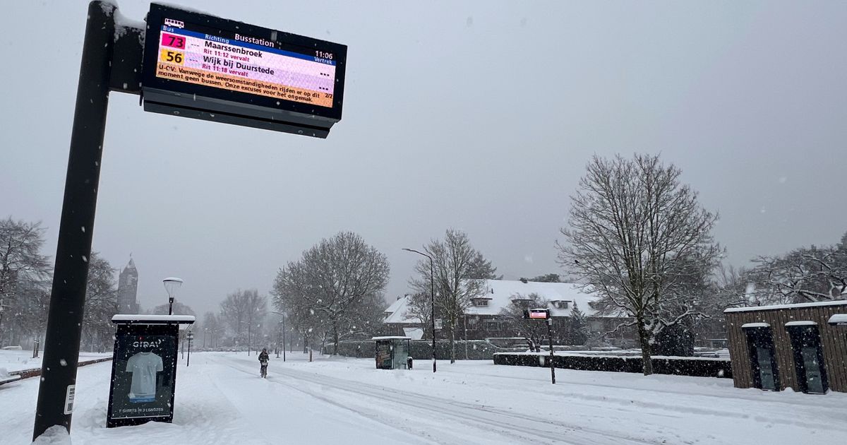 Tot morgenochtend geen bussen meer, volg hier het laatste nieuws