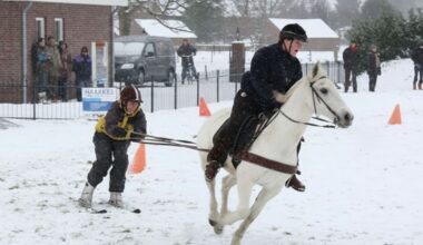 KIJK TERUG: de bijzondere Grandprix Galopskiën in Markelo - RTV Oost