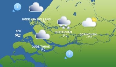 Het weer van vandaag: koud en lokaal glad - Rijnmond