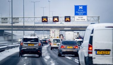 Ondanks de weerwaarschuwing van het KNMI, was het vandaag de drukste woensdagochtendspits sinds 1999