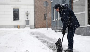 Je stoep sneeuwvrij maken, wie doet dat nog? 'Belangrijk voor ouderen en kinderen'