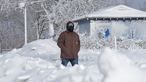 VS en Canada krijgen te maken met enorme sneeuwval en kou