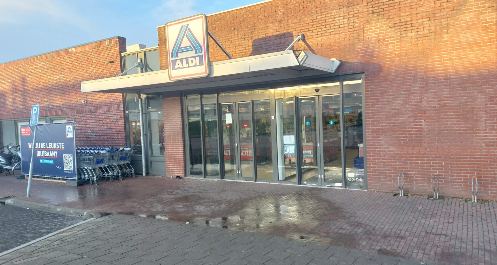Omgevingsvergunning voor Aldi aan de Sluisweg in Lemmer