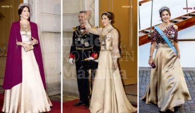 Recycling: Mary laat japon én tiara vermaken voor nieuwjaar