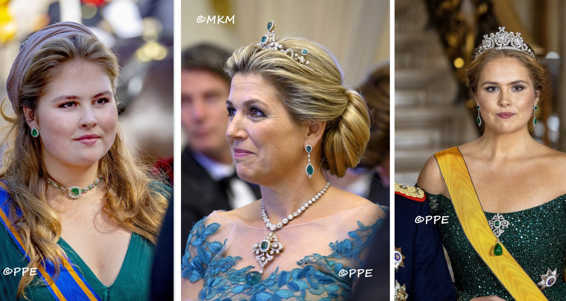 Zó mooi zijn Màxima, Mathilde en andere royals in groene galajurken