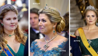 Zó mooi zijn Màxima, Mathilde en andere royals in groene galajurken