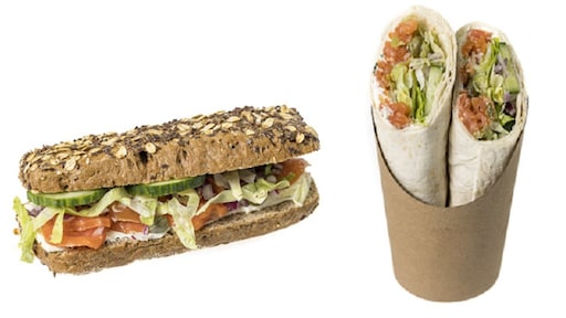 Wraps en broodjes teruggeroepen om listeriabacterie in zalm