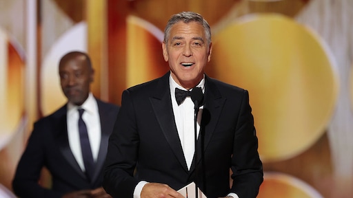 George Clooney gooit Franse charme in de strijd bij Golden Globes: 'Bonsoir, mes amis'