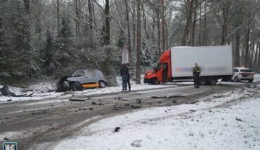 Gewonde bij ongeval op kruising Diesterbaan en Herenvennenweg