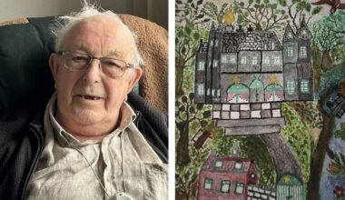 Roger (93) begon na dood van zijn tweede vrouw te schilderen: “Voor het plezier en om de eenzaamheid te verwerken”