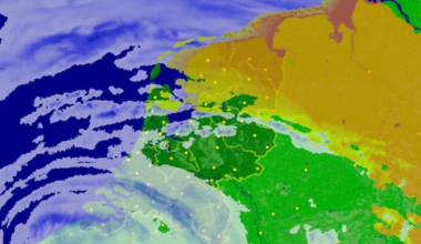 Sneeuwt het? Radar toont dat het noorden momenteel wit kleurt