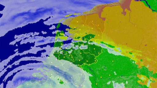 Sneeuwt het? Radar toont dat het noorden momenteel wit kleurt
