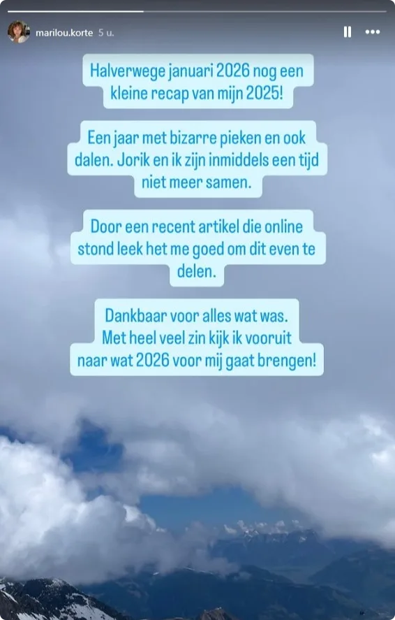 Bron: Instagram Marilou de Korte