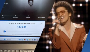 Stormloop op kaarten Bruno Mars, meer dan 220.000 fans in rij: 'Krankzinnig'