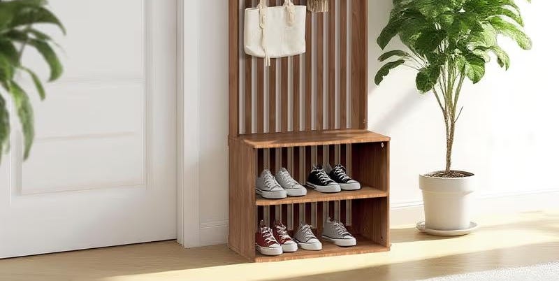 Deze kapstok van Action bewijst dat opbergen ook stijlvol kan